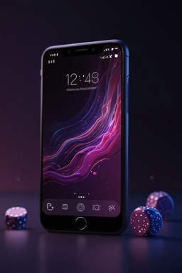 Smartphone mit Gangstasino App